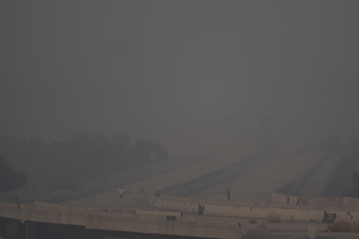 India, smog, znečistenie