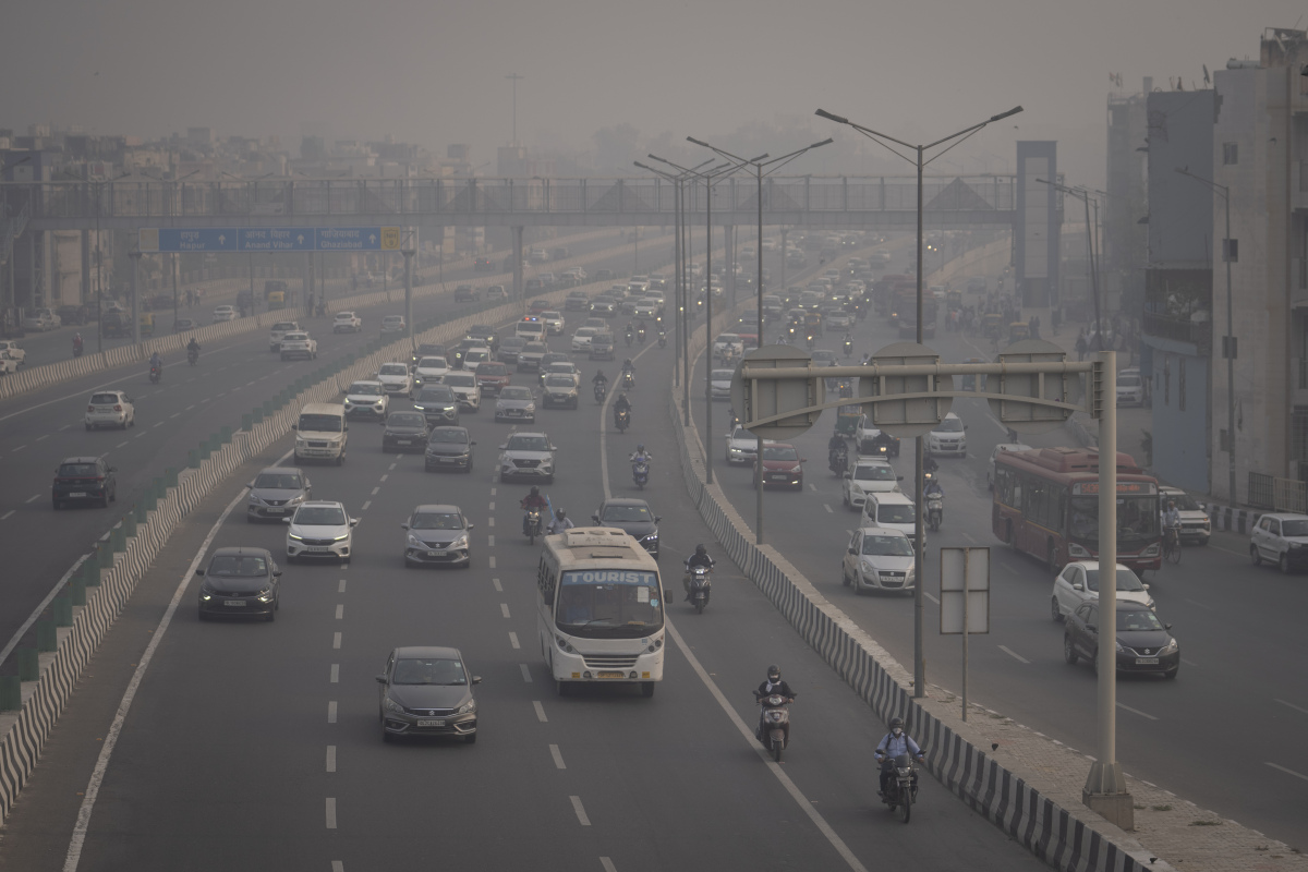 India, smog, znečistenie