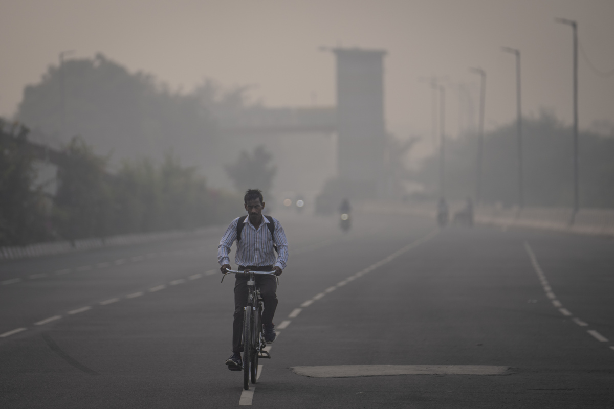 India, smog, znečistenie