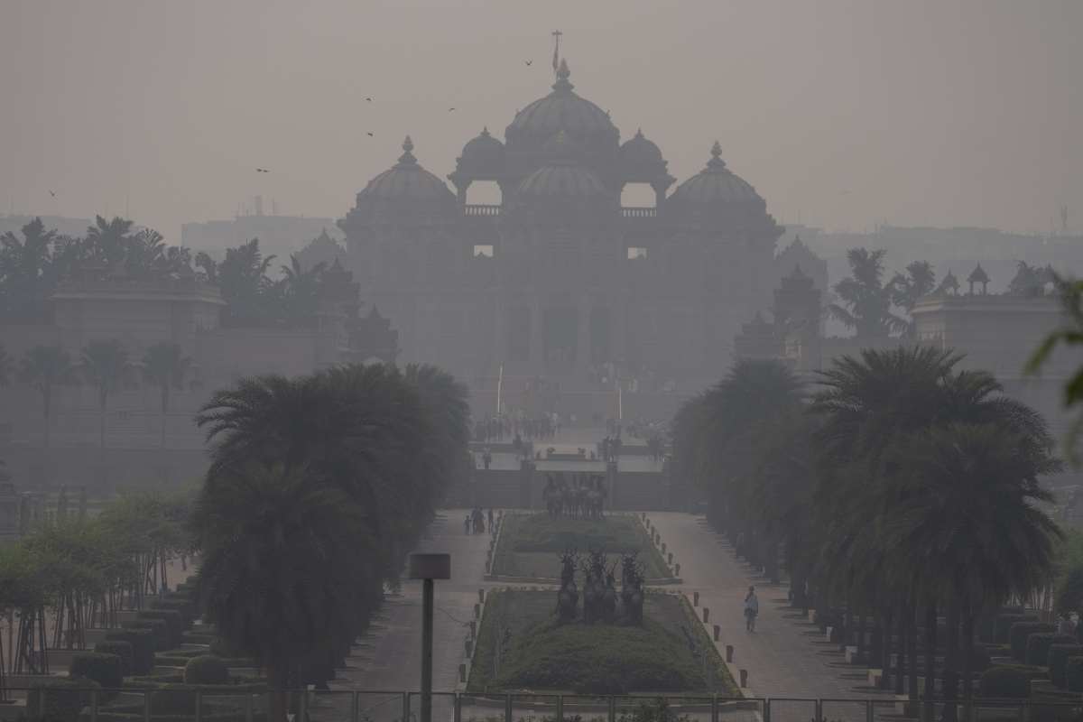 India, smog, znečistenie