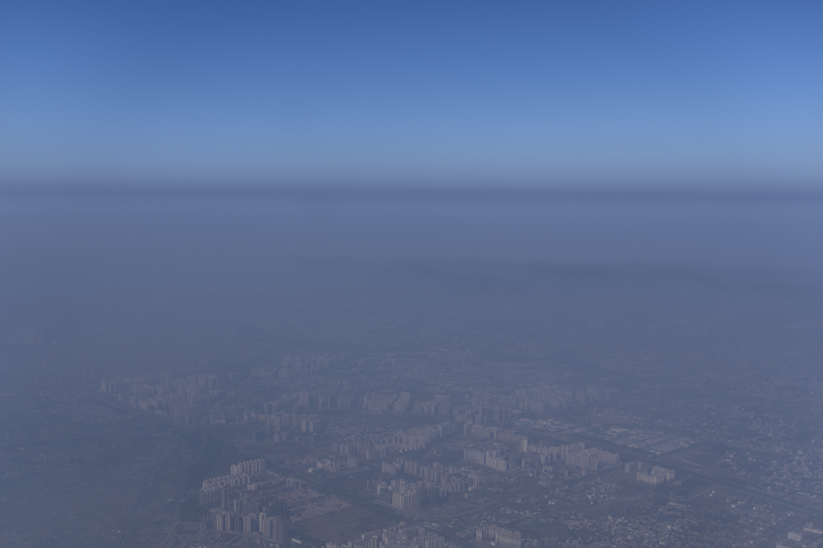 India, smog, znečistenie