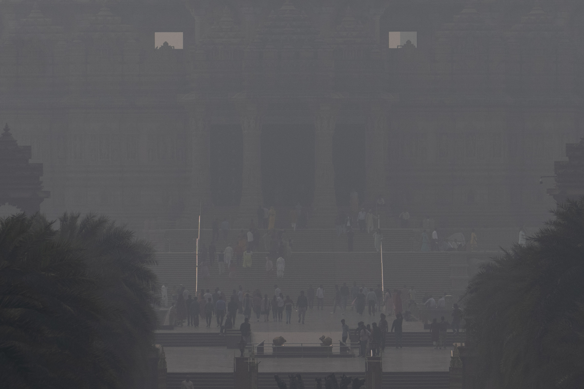 India, smog, znečistenie