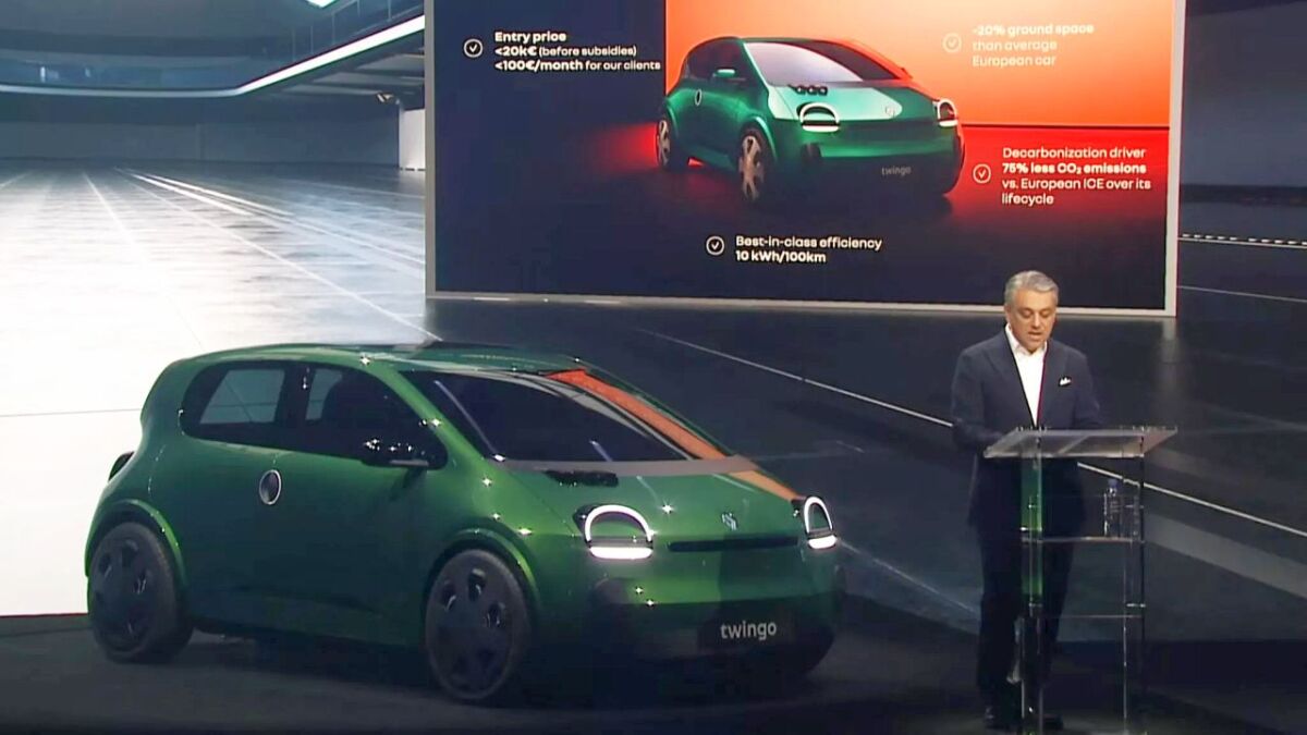 Renault Twingo 2026 - skice 2023