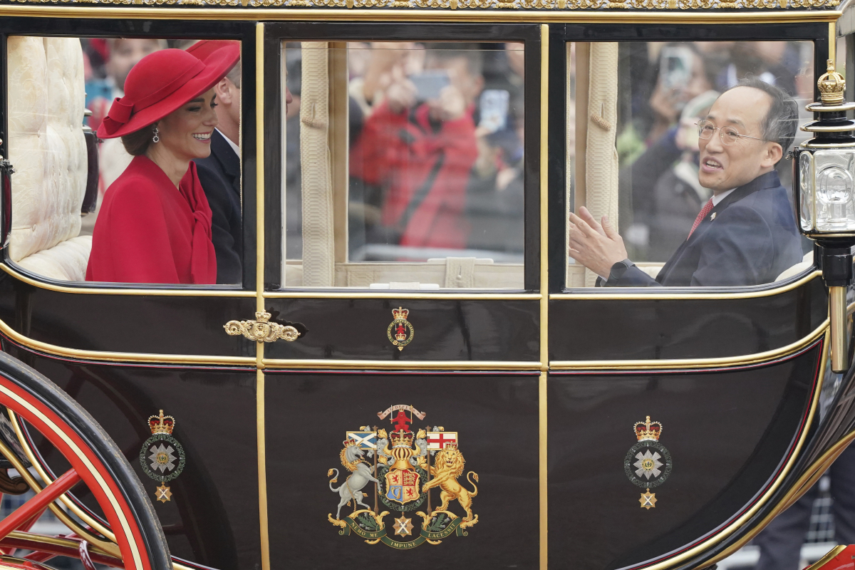 Britain Royals South Korea