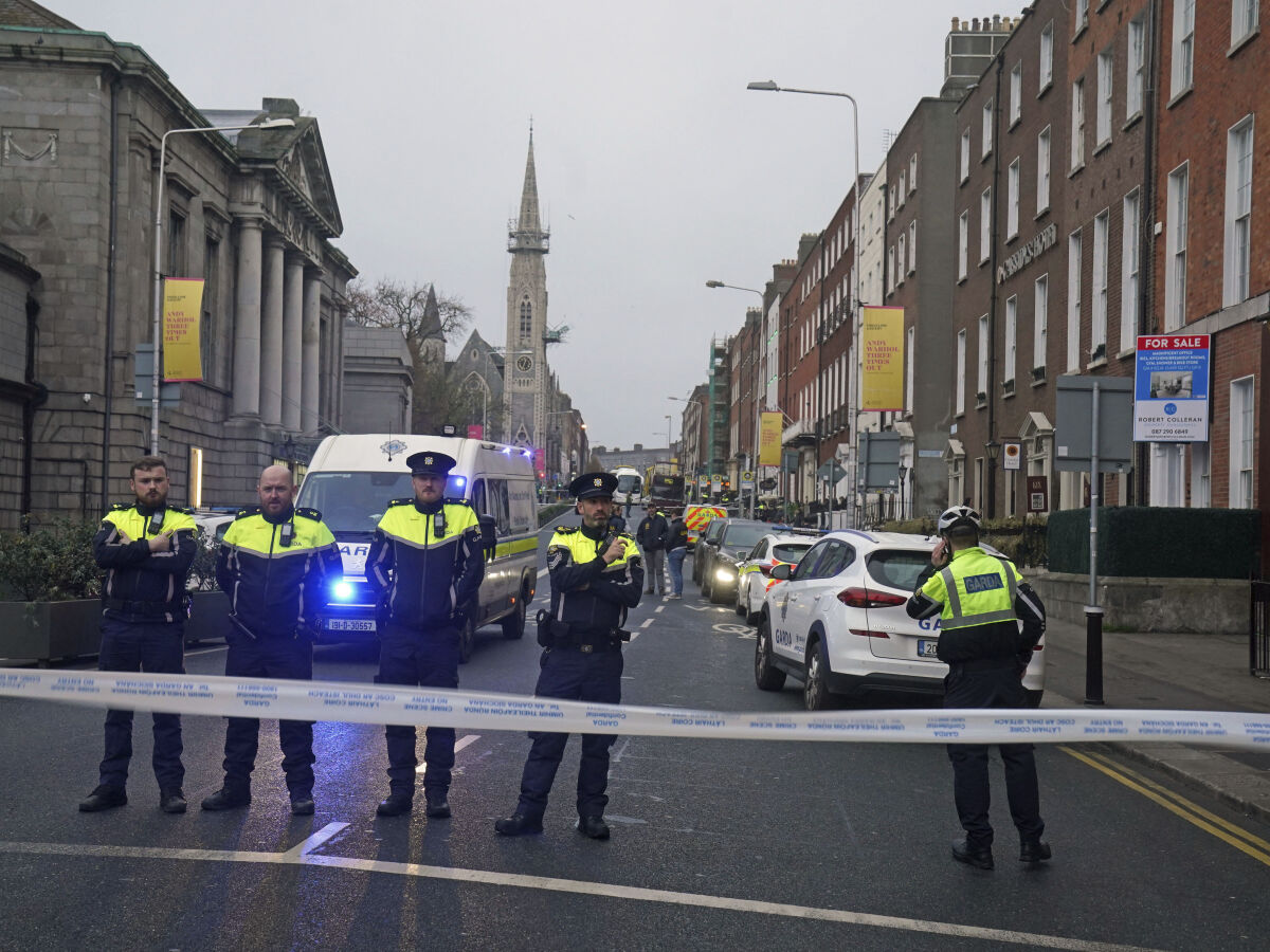 Írsko Dublin útok police