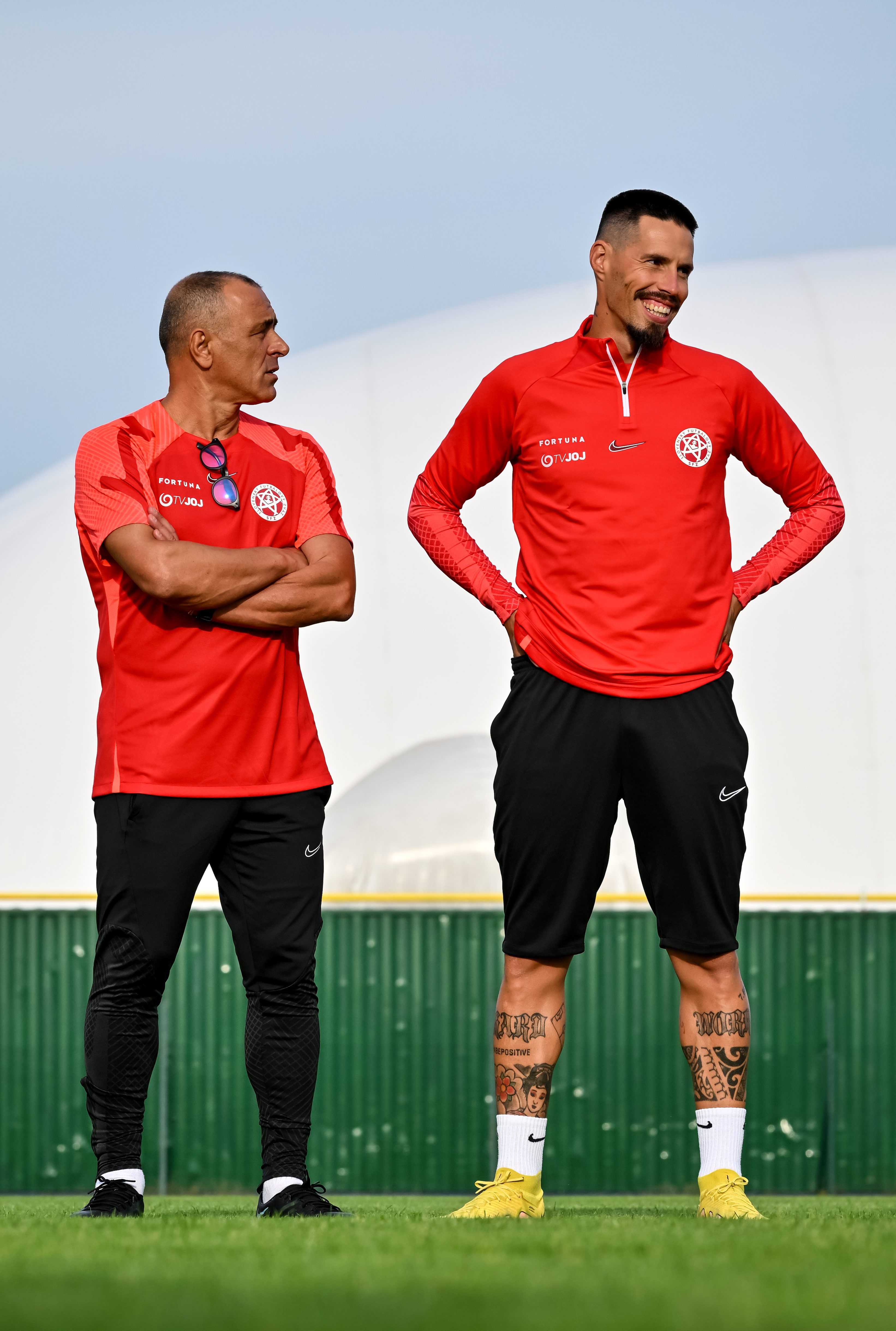 Marek Hamšík a Francesco Calzona.