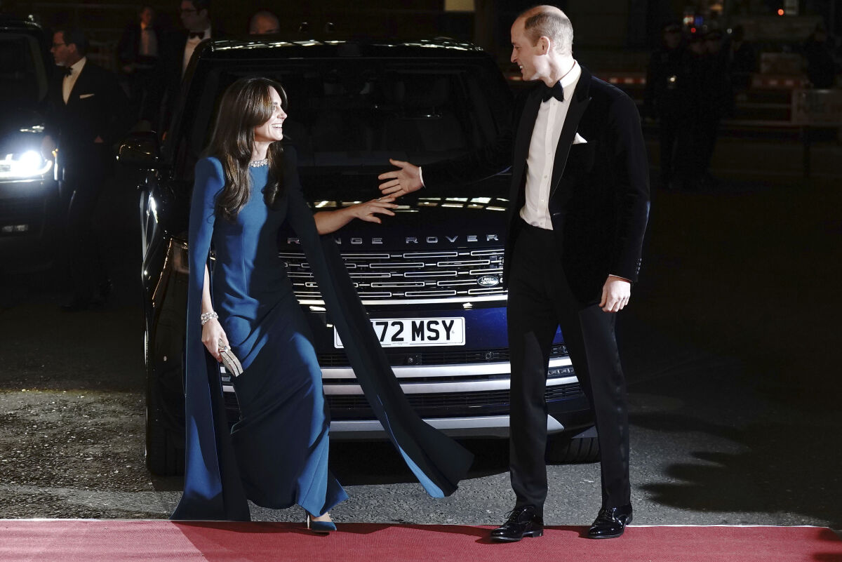 Princ William a jeho manželka, princezná Kate 