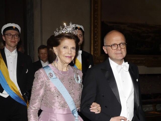 Švédska kráľovná Silvia a Vidar Helgesen
