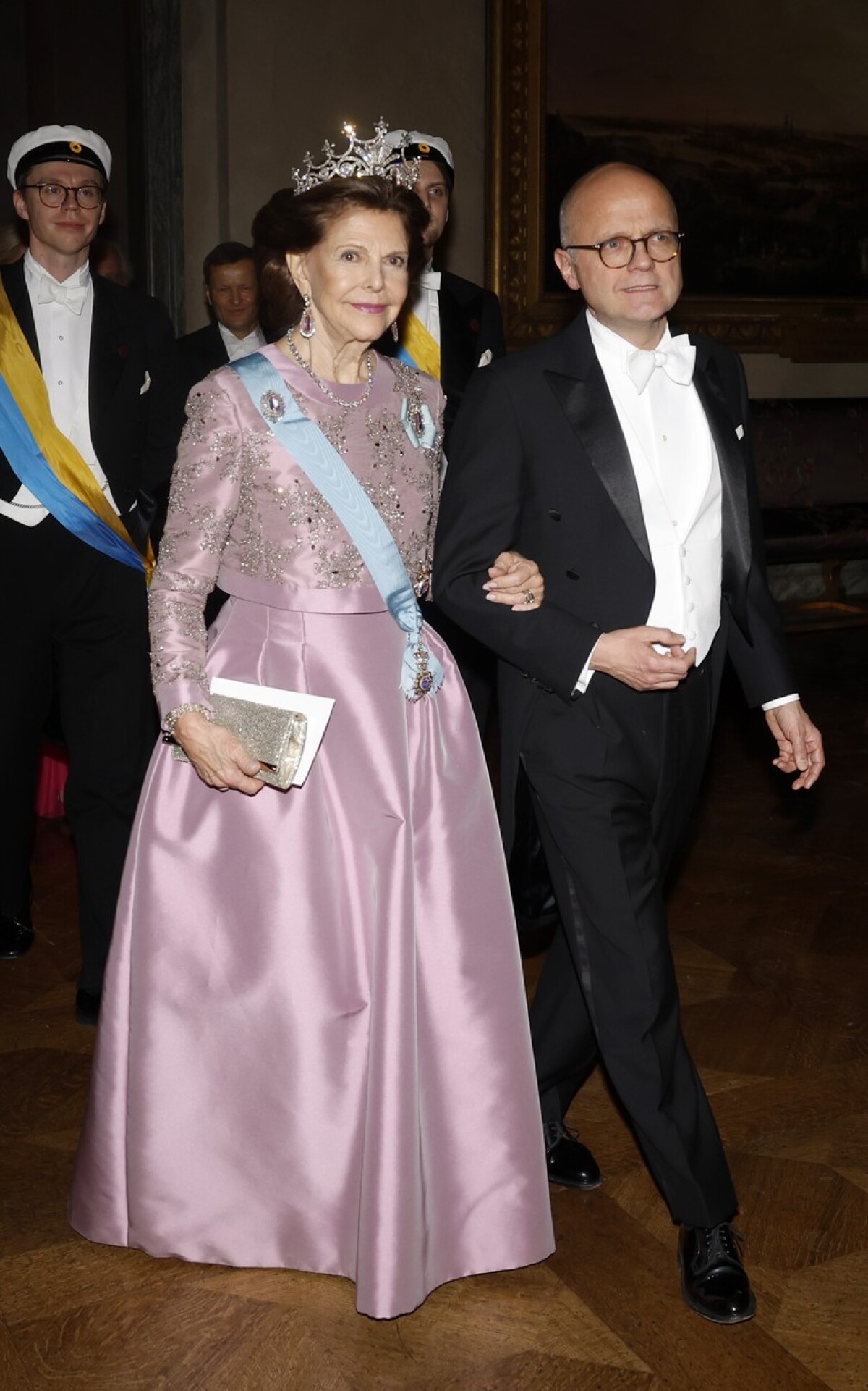 Švédska kráľovná Silvia a Vidar Helgesen