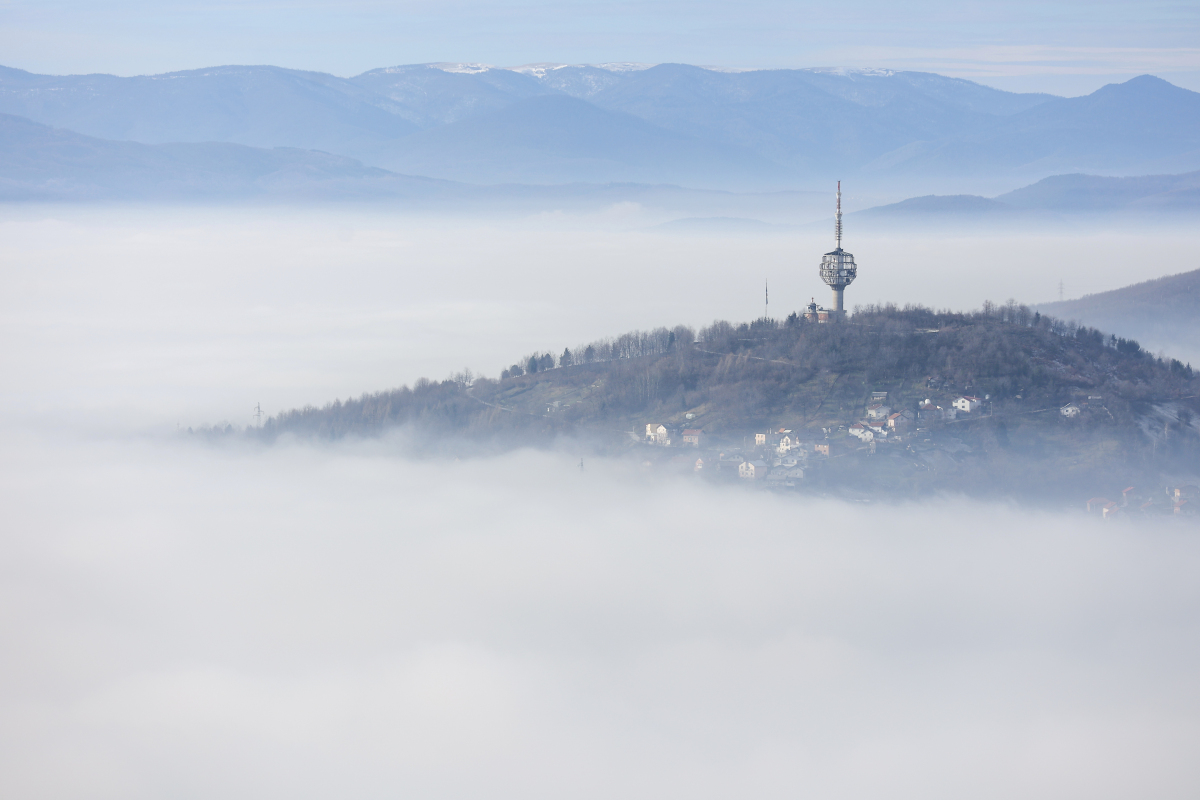 Bosna, Sarajevo, smog