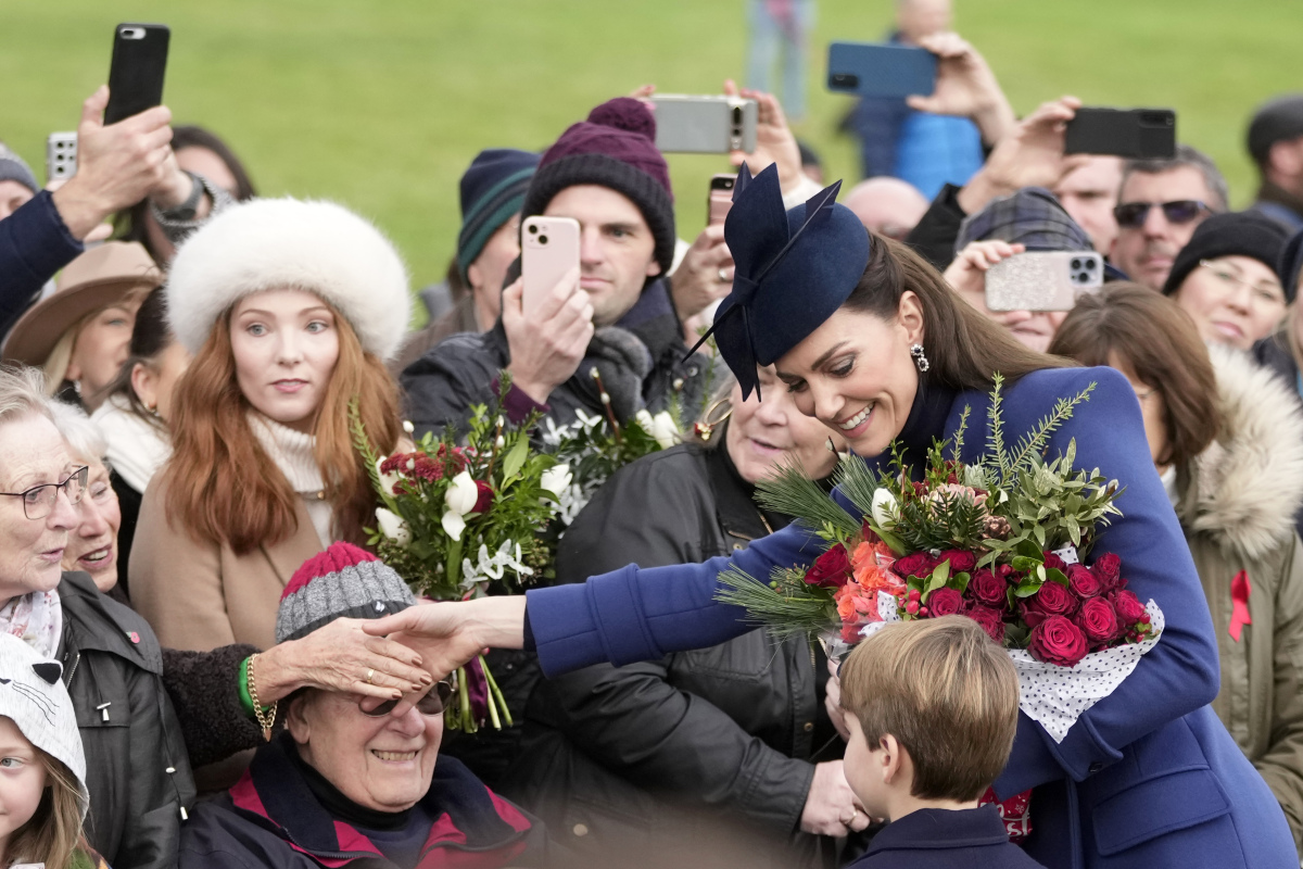 Princezná Kate z Walesu a jej najmladší syn, princ Louis