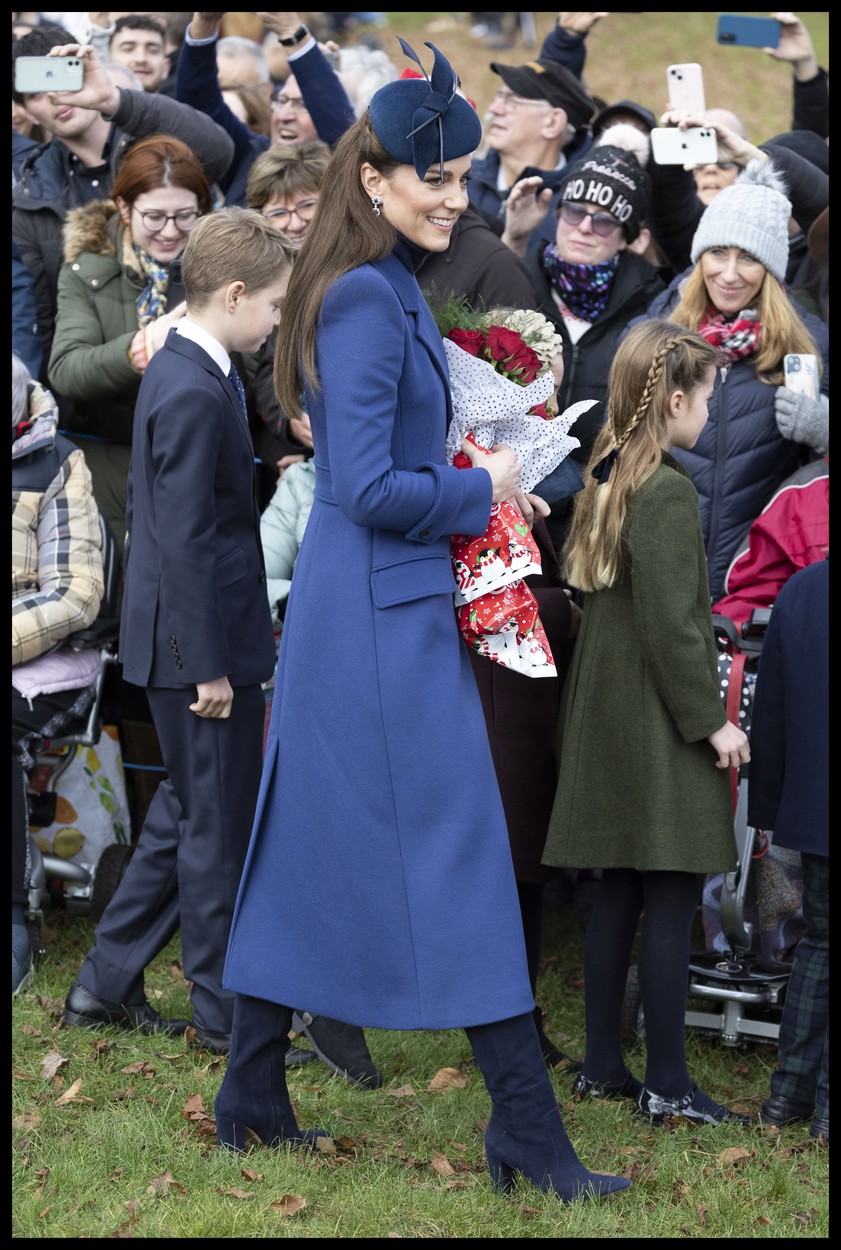 Princezná Kate na vianočnej bohoslužbe v Sandringhame.
