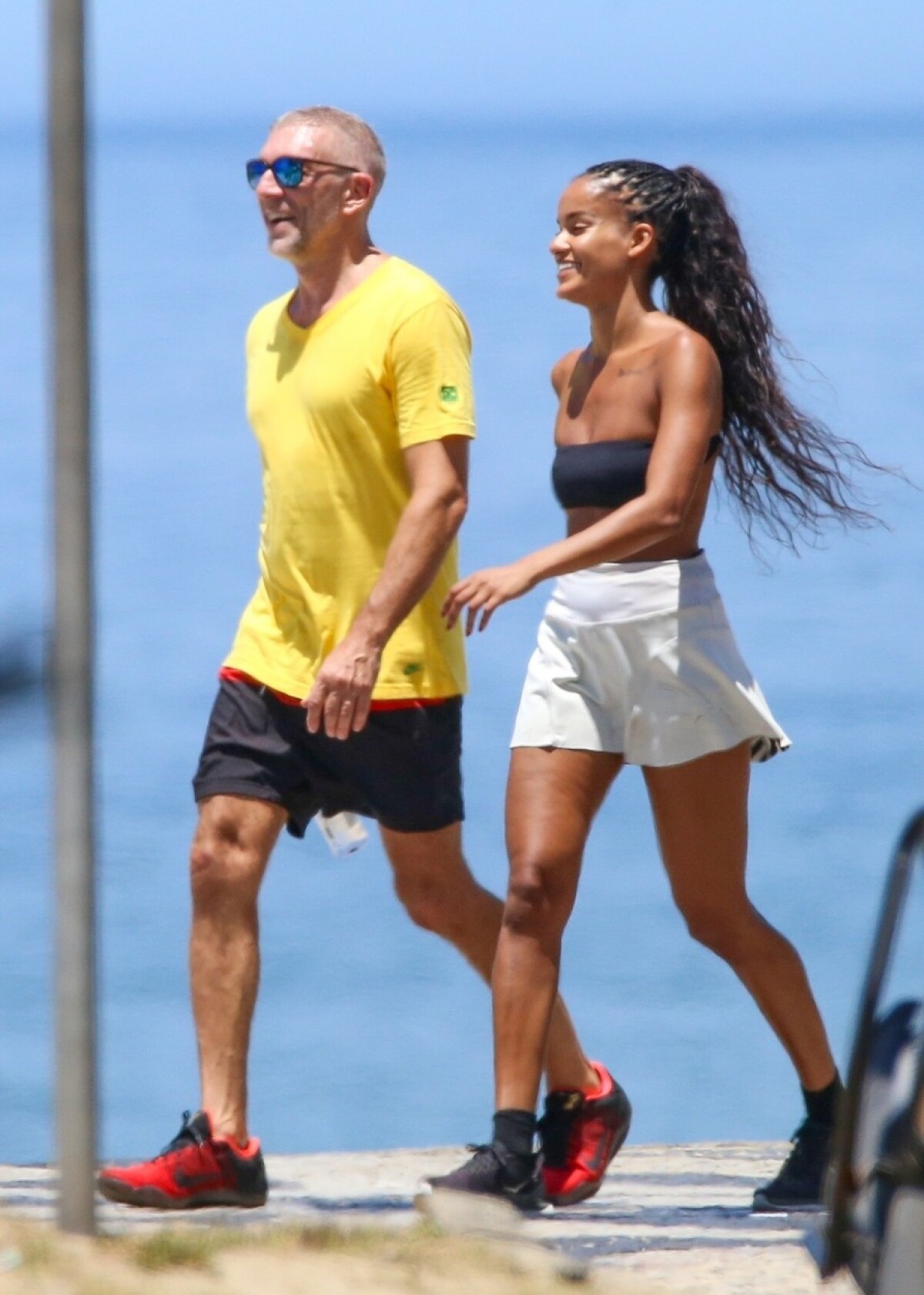 Vincent Cassel a jeho partnerka Narah Baptista