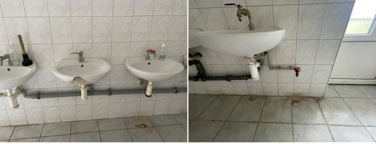 Stav zariadení na osobnú hygienu v RC Tornaľa