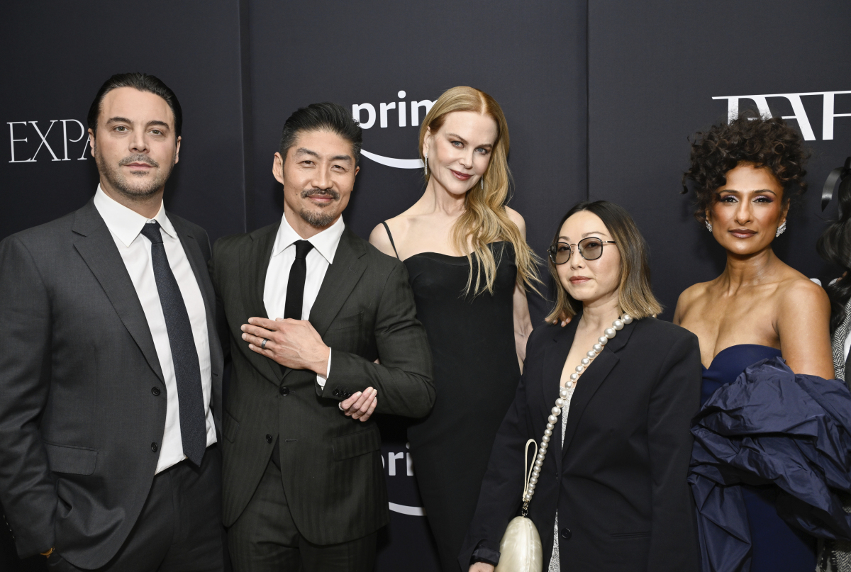 Jack Huston, Lulu Wang, Brian Tee, Nicole Kidman a Sarayu Blue