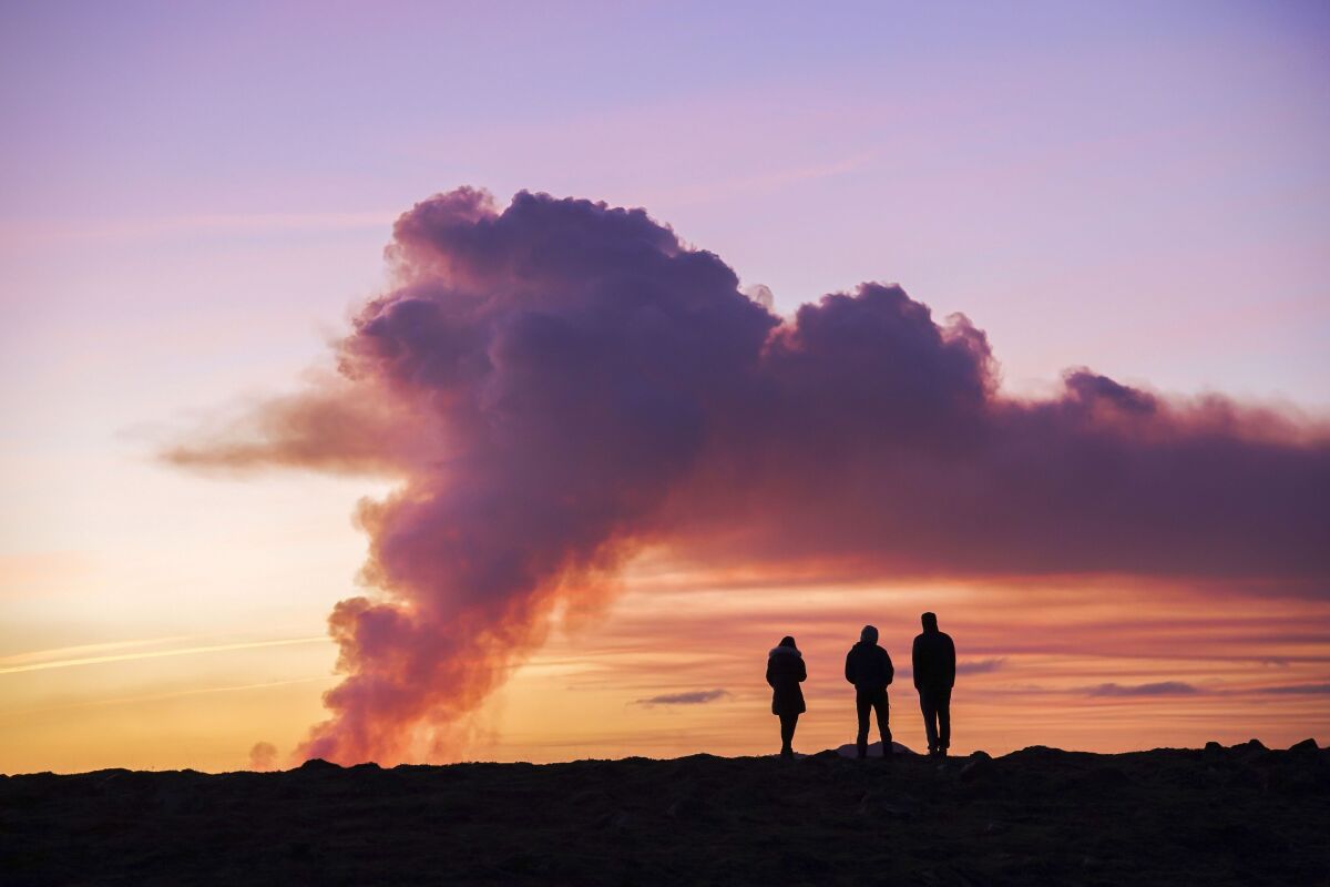 Island, Grindavík, erupcia, sopka,