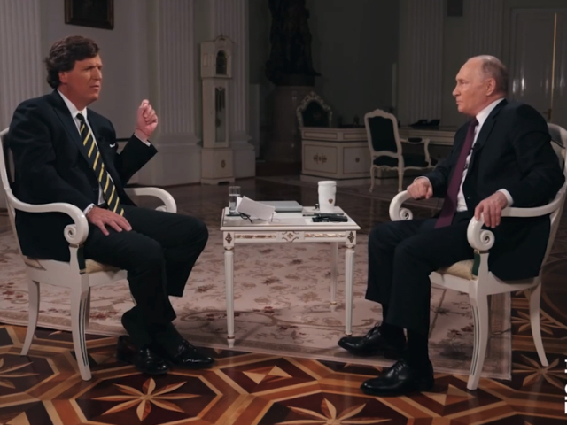 Vladimir Putin, Tucker Carlson, interview