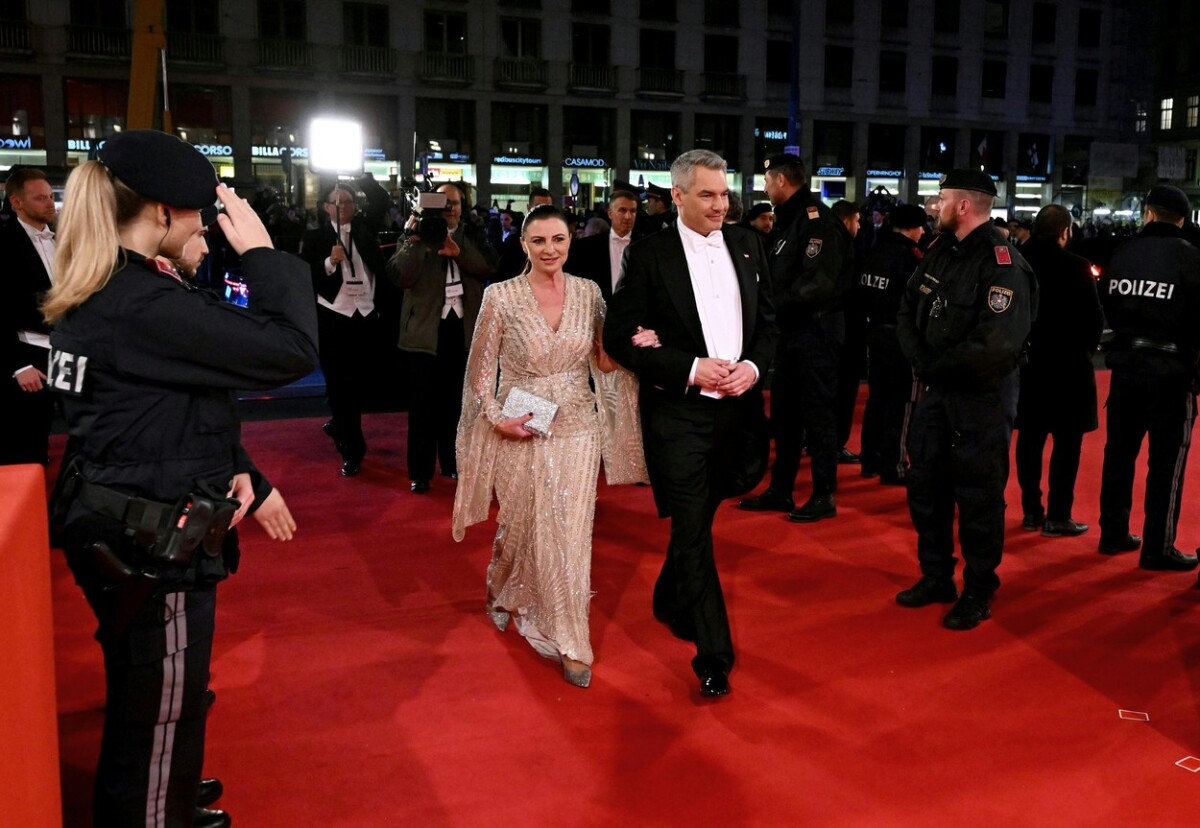 Karl Nehammer a jeho manželka Katharina