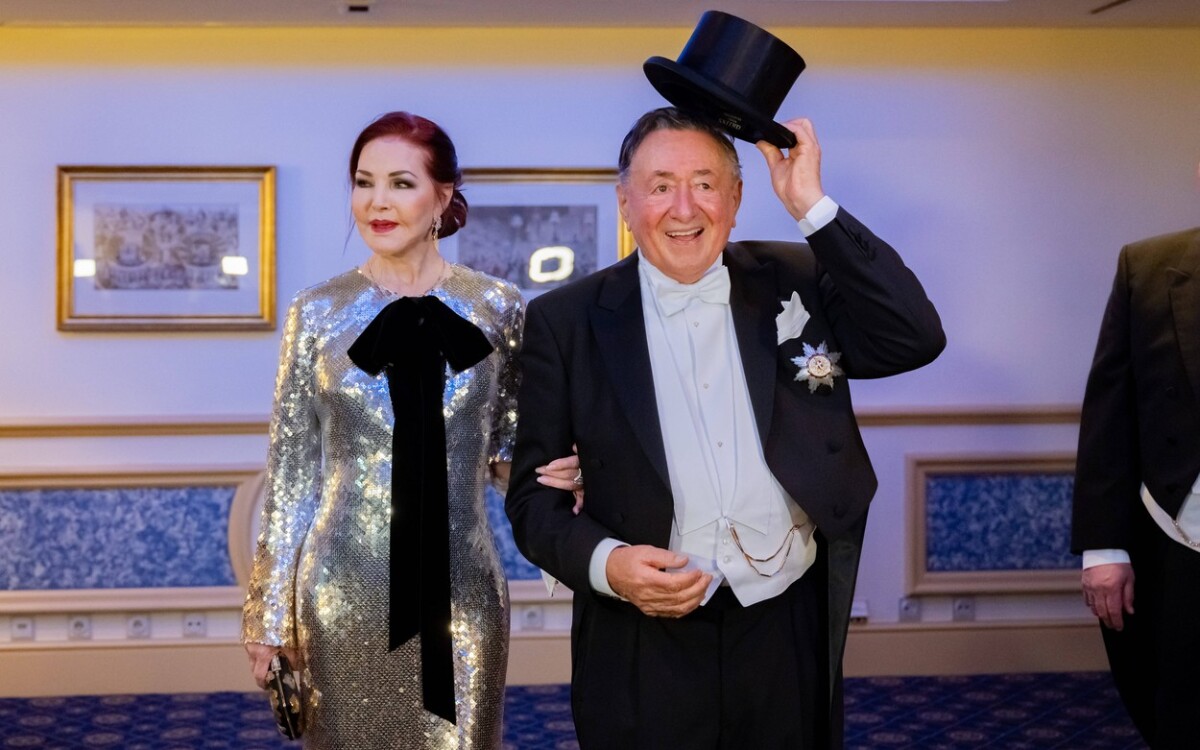 Richard Lugner a jeho čestný hosť Priscilla Presley