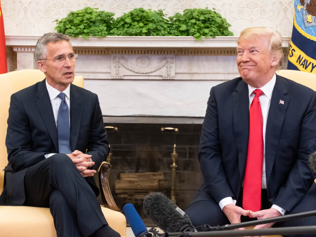 Trump, Stoltenberg