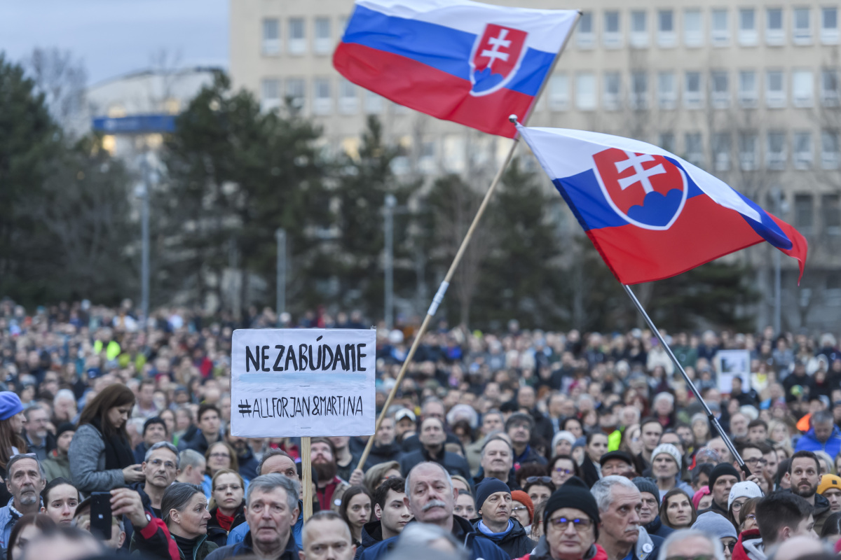 SR Bratislava Kuciak Kušnírová vražda výročie zhromaždeni