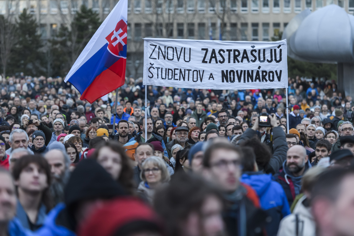 SR Bratislava Kuciak Kušnírová vražda výročie zhromaždeni