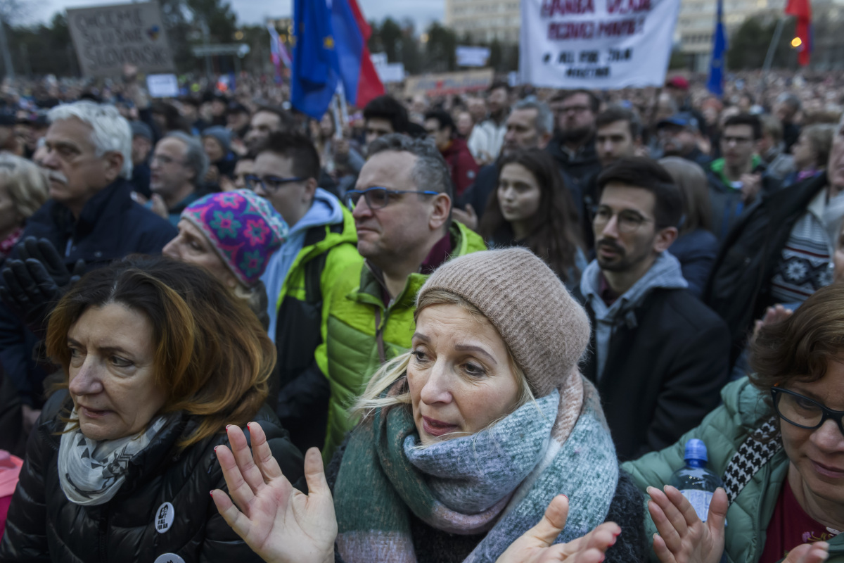 SR Bratislava Kuciak Kušnírová vražda výročie zhromaždeni