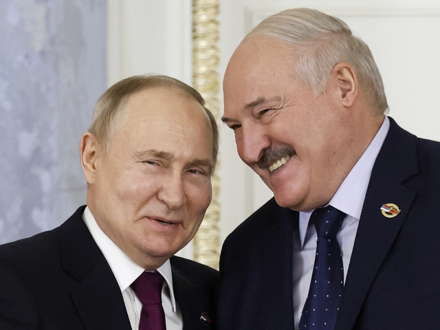 APTOPIX Russia Belarus Lukašenko putin petrohrad spojenci
