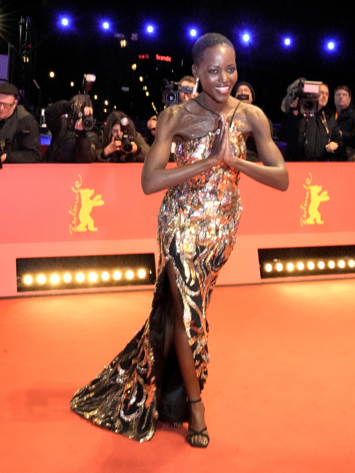 Lupita Nyong'o v kreácii BOSS.