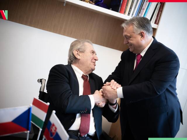 Miloš Zeman a Viktor Orbán