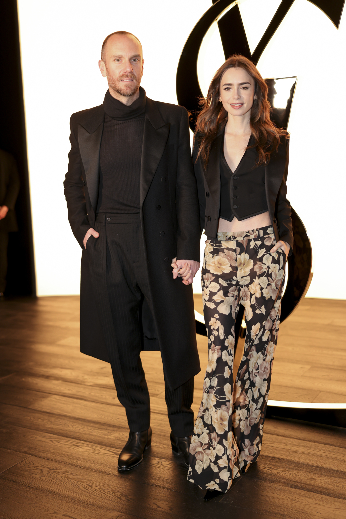 Herec Charlie McDowell a jeho manželka, herečka Lily Collins