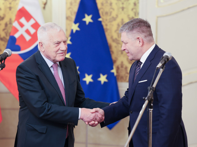 Václav Klaus, Robert Fico