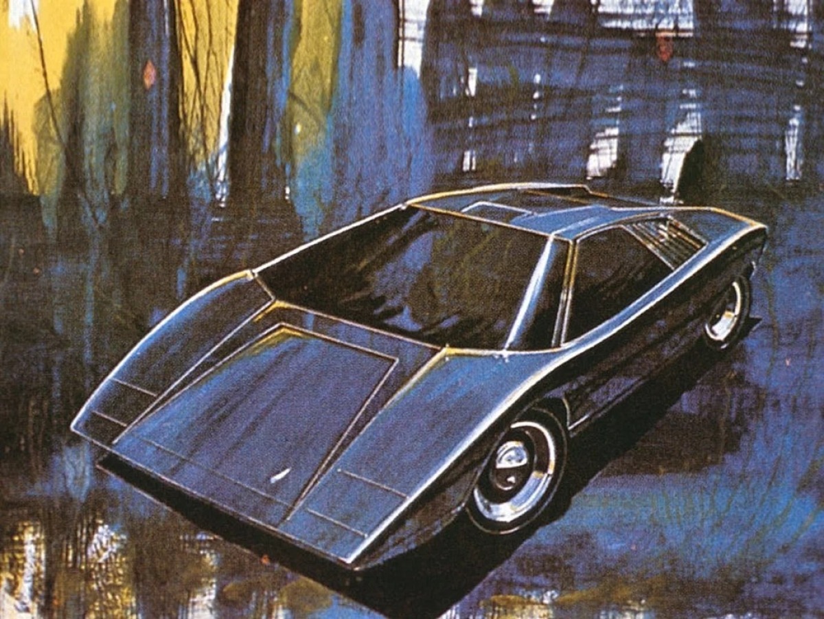 Lamborghini Countach Sketch