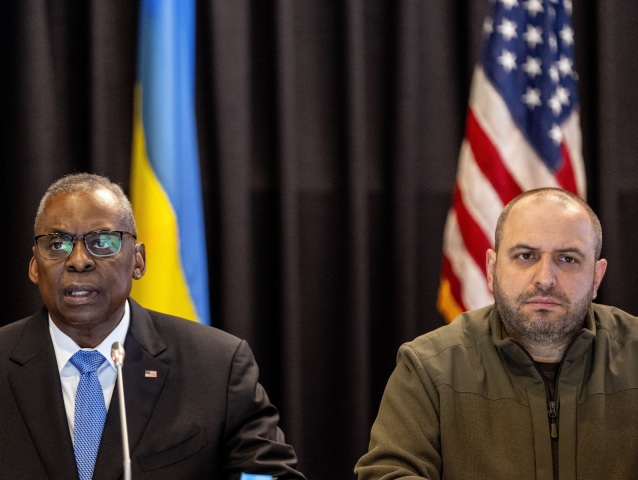 Lloyd Austin, Rustem Umerov, USA, vojna na Ukrajine, Ukrajina, Ramstein