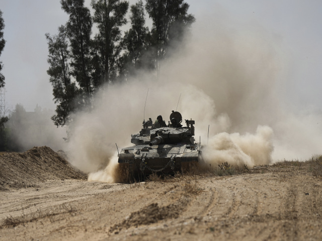Izrael Palestína Gaza tank