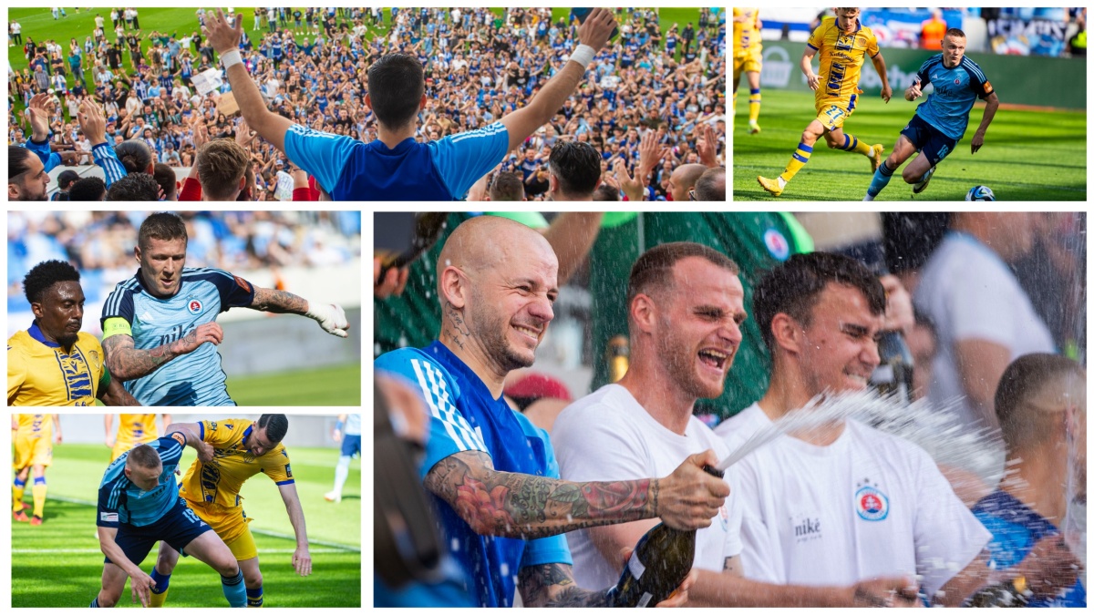 00. Slovan oslavy titul 2024 Tehelné pole