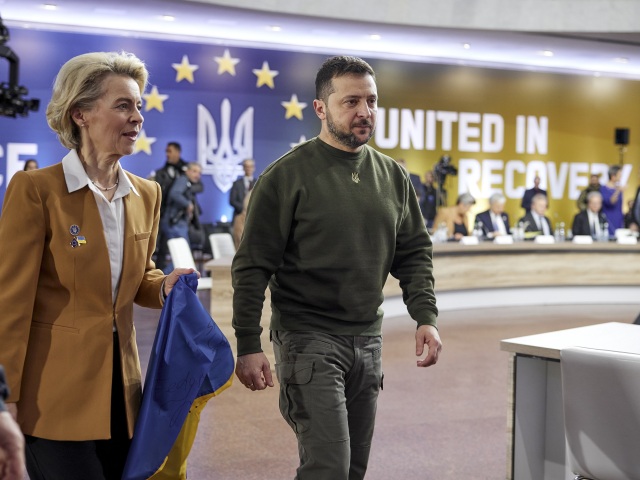 Volodymyr Zelenskyj / Ursula von der Leyenová /
