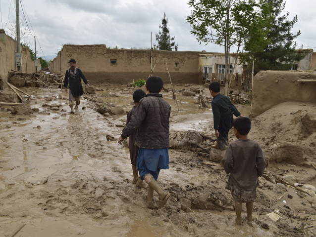 Afganistan Baglán záplavy