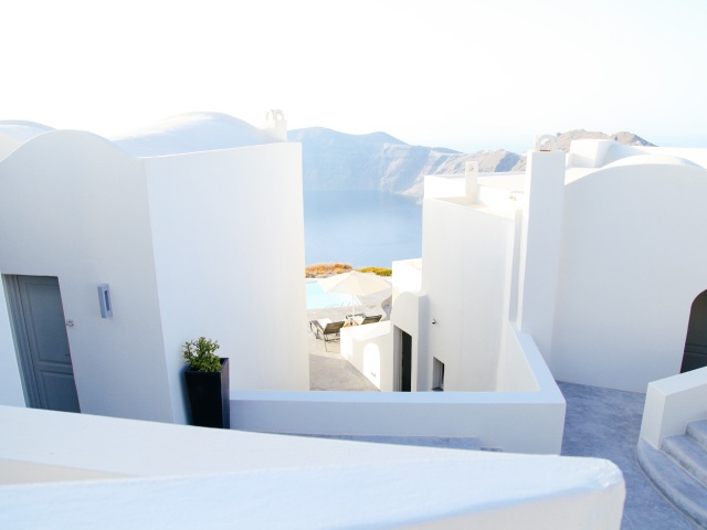 Grécko, Santorini, ostrov, domy, more,