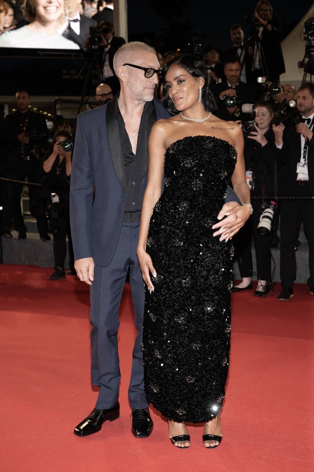 Narah Baptista a jej partner Vincent Cassel 