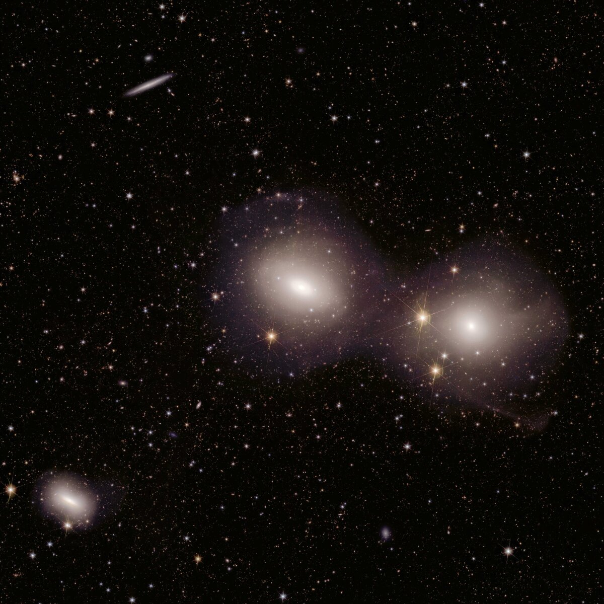 galaxie, dorado, vesmír, euclid