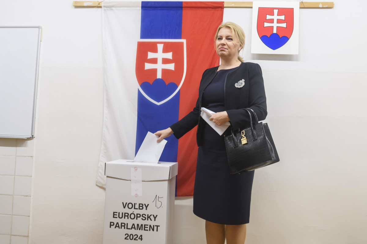 SR Pezinok EÚ EP voľbyEP24 Čaputová BAX