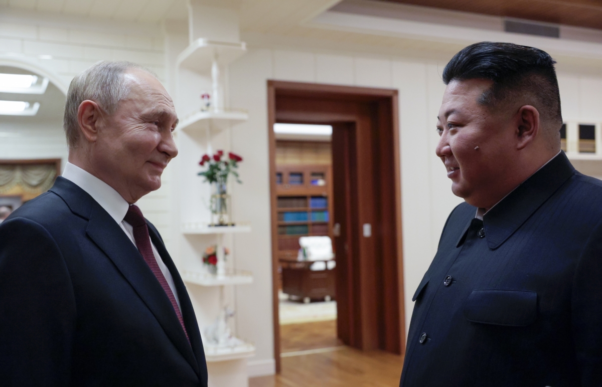 CORRECTION North Korea Russia