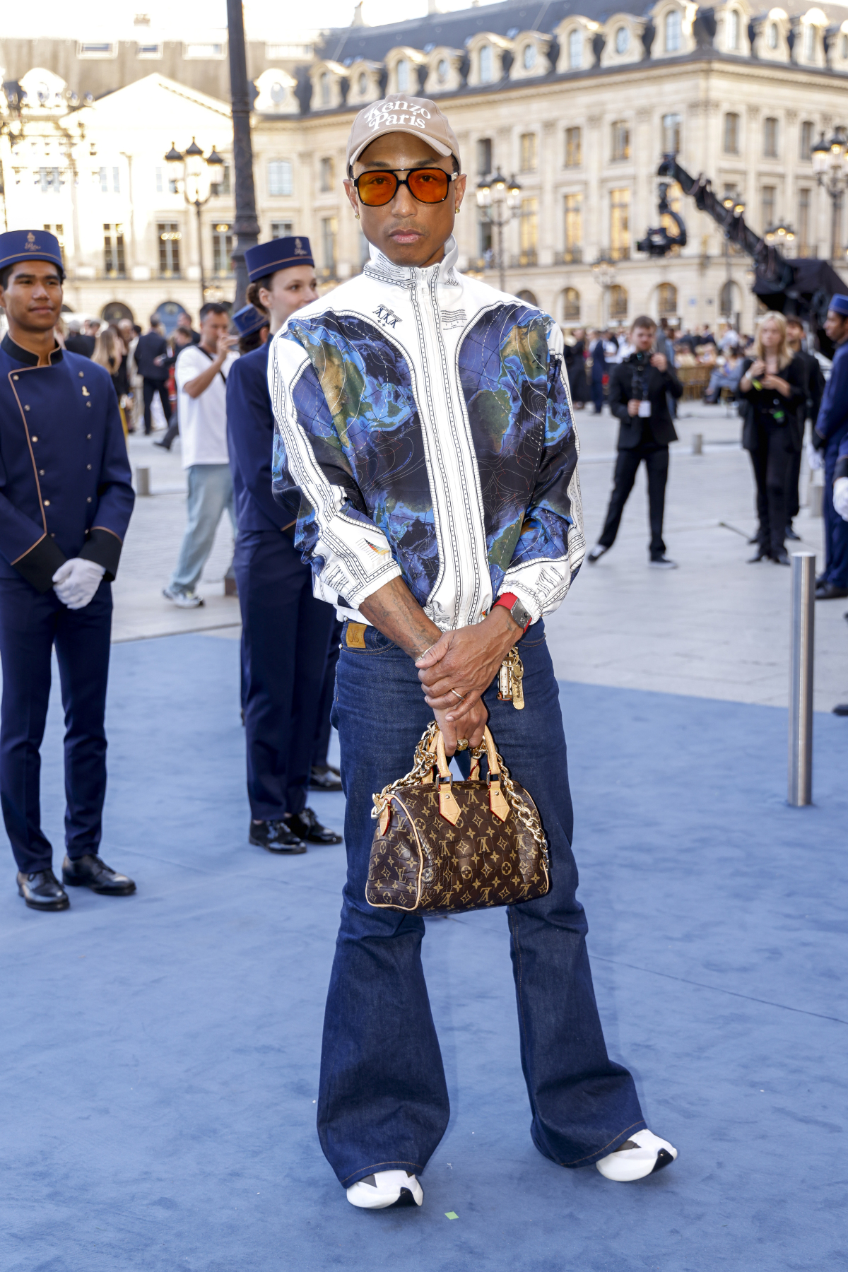 Dizajnér, raper a producent Pharrell Williams.