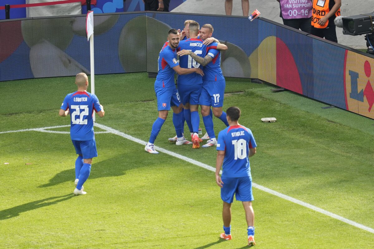 Euro 2024 Soccer Slovakia Romania