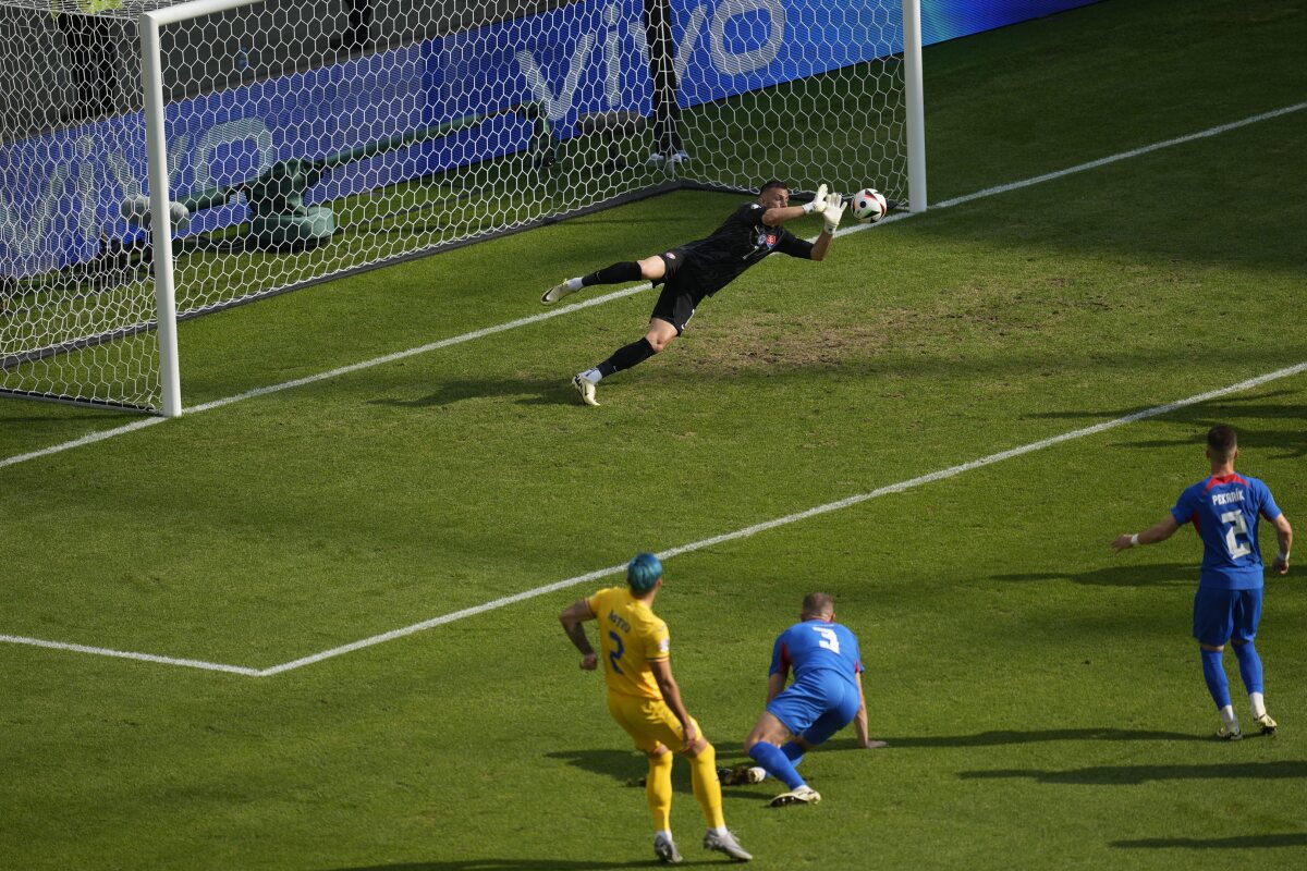 Euro 2024 Soccer Slovakia Romania