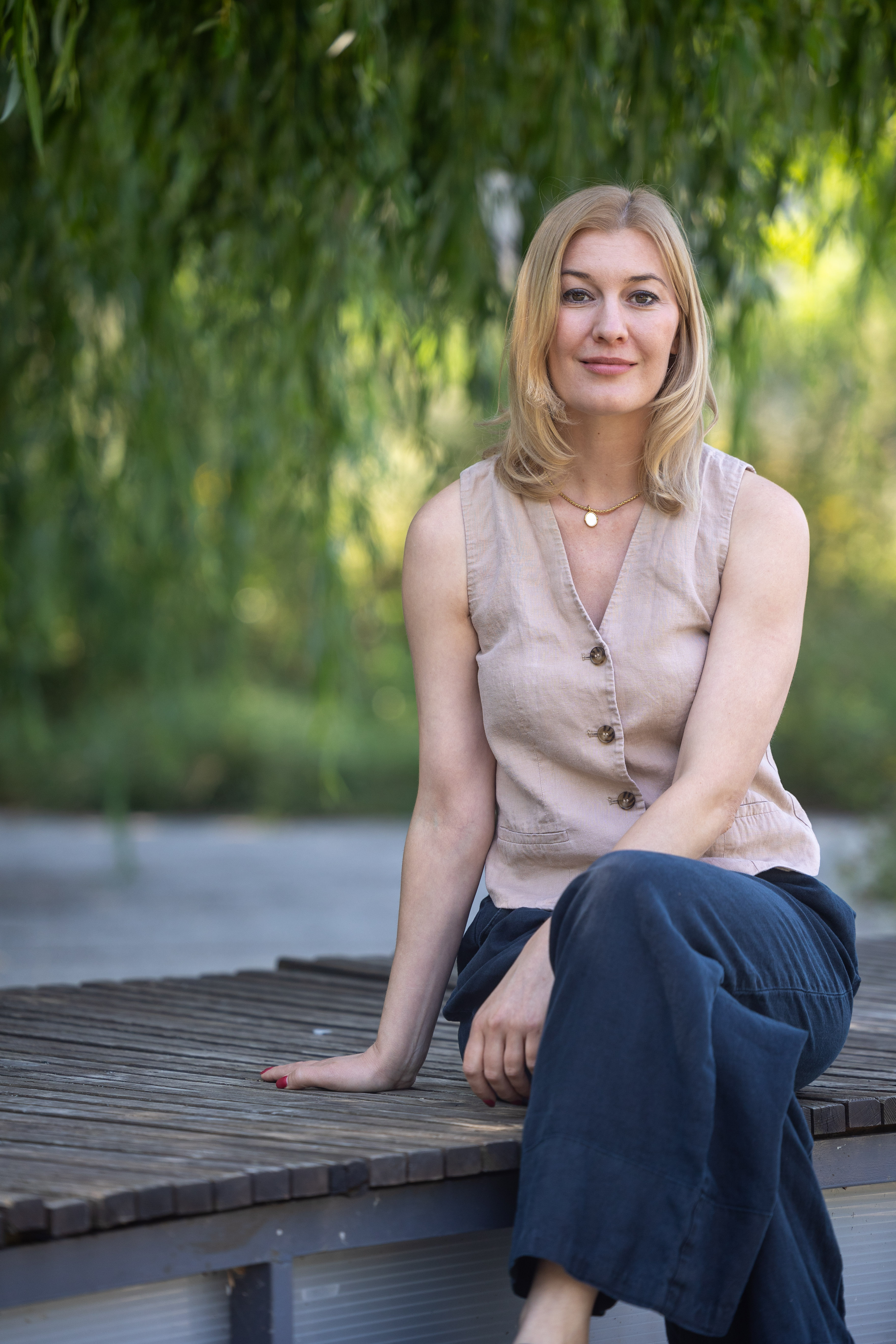 Herečka Jana Majeská bola hosťom relácie Ide o nás v redakcii Pravdy.