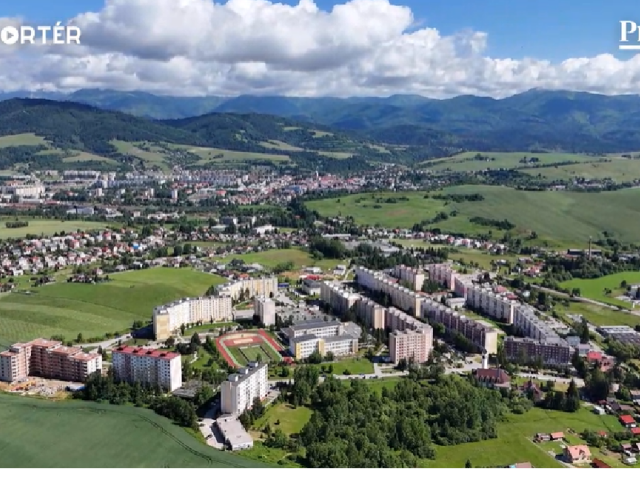 výhľad z dronu, Horehronie