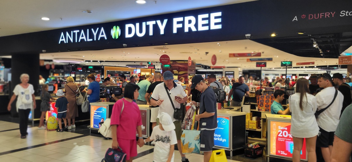 Antalya duty free, letisko Antalya
