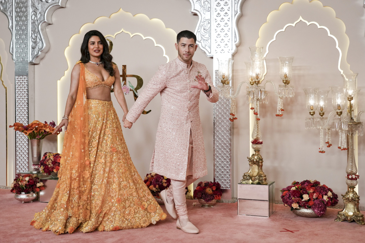 Nick Jonas s manželkou Priyankou Chopra 